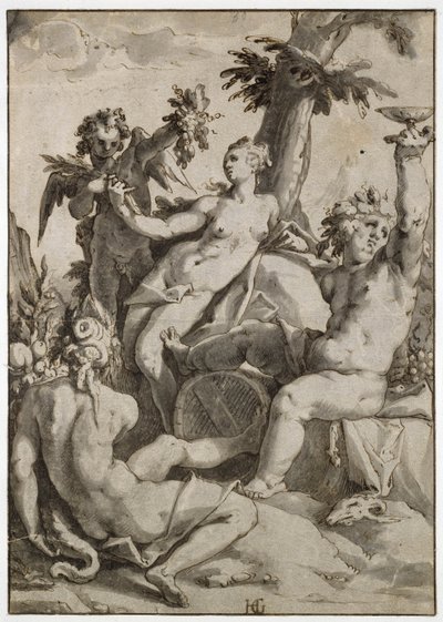 Ceres, Venus and Bacchus by Hendrik Goltzius